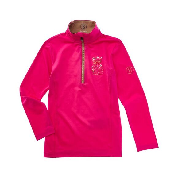 Bogner Girls  Ida 1/4-Zip Pullover, Pink - Picture 1 of 2